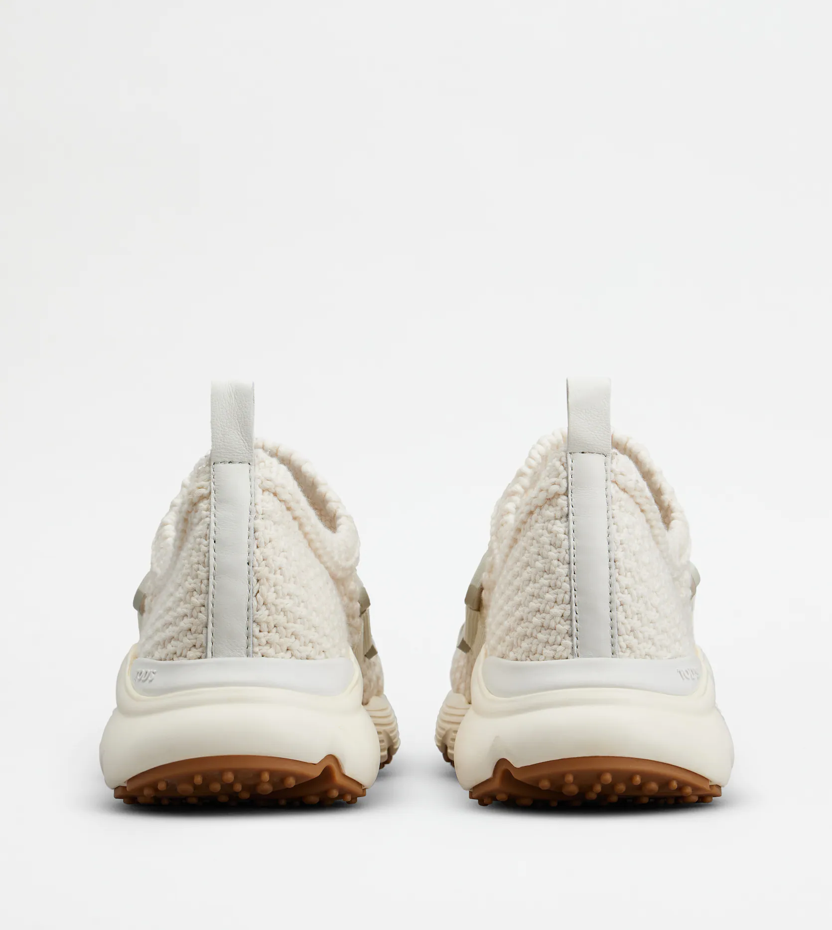 Sneakers Slip-On en Tejido Blanco